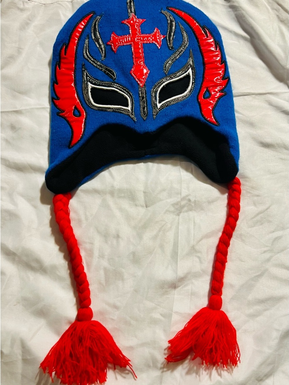 WWE Wrestler Rey Mysterio Face Mask / Beanie Official WWE Licensed Merch